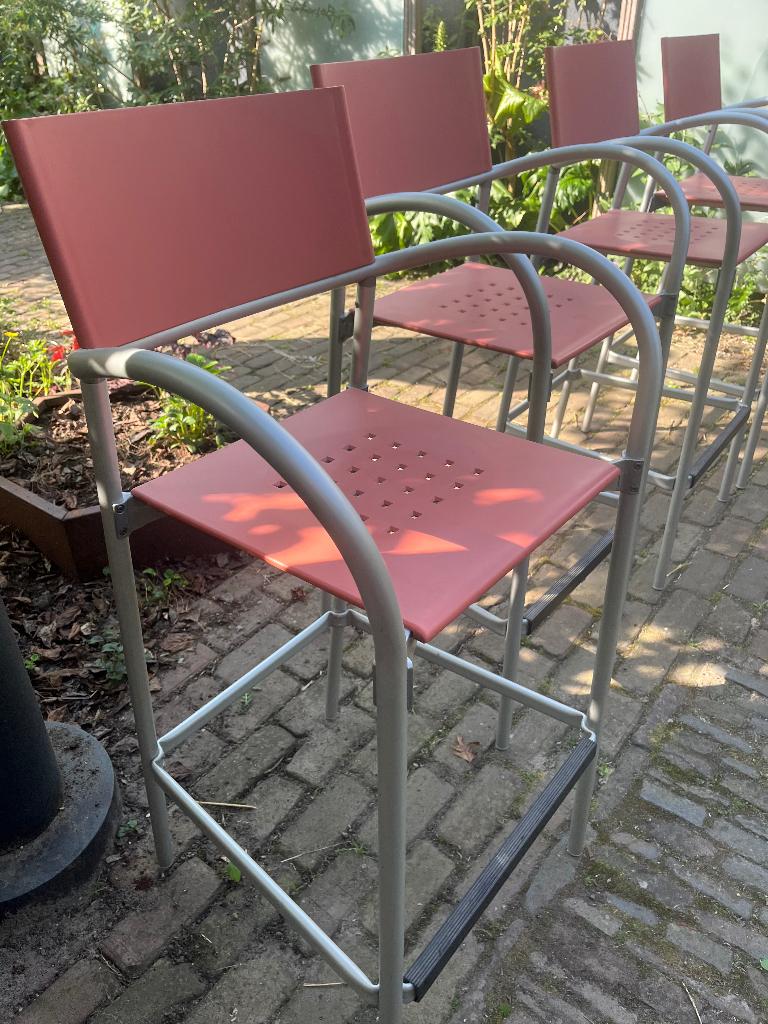 7x Segis Breeze Barkrukken veranda terraskrukken, Ophalen, 5 krukken of meer, Met voetsteun, 60 tot 90 cm