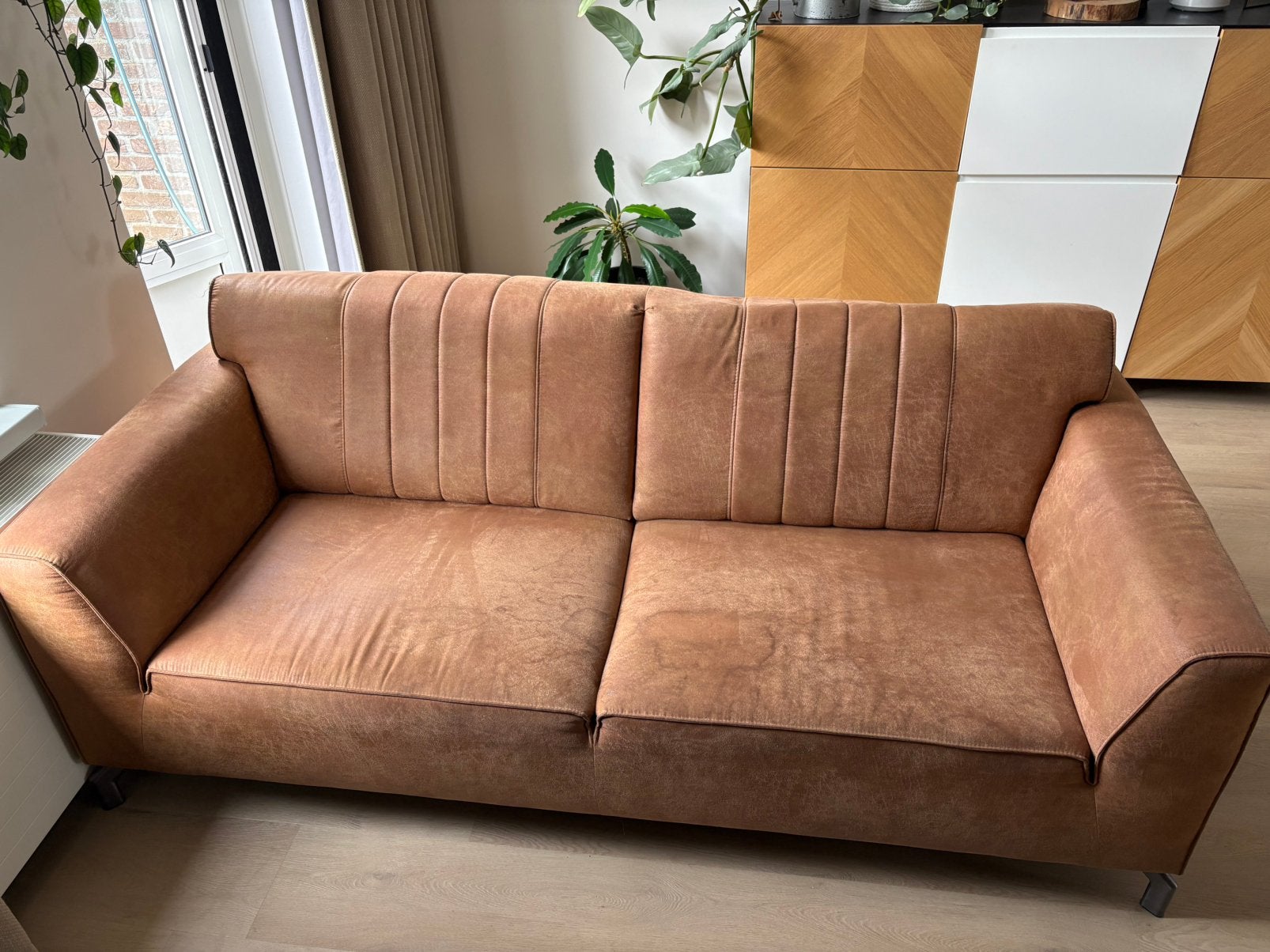 Gratis ophalen!! Henders en hazel bank, Huis en Inrichting, Banken | Bankstellen, Ophalen, Gebruikt, 75 tot 100 cm