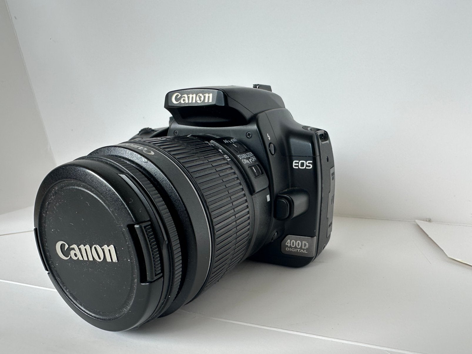 Canon 400D met 18-55mm lens, Audio, Tv en Foto, Fotocamera's Digitaal, Ophalen of Verzenden, Zo goed als nieuw, Canon, Geen optische zoom