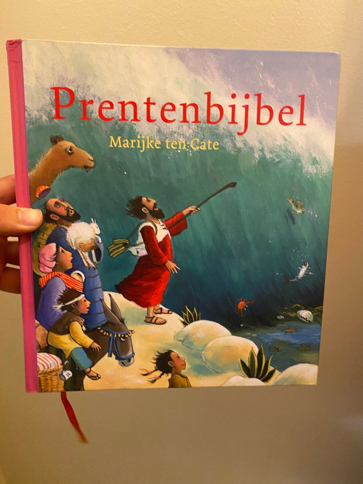 Prentenbijbel Marijke ten Cate - Bijbelverhalen voor kindere, Boeken, Ophalen of Verzenden, Zo goed als nieuw, Prentenboek