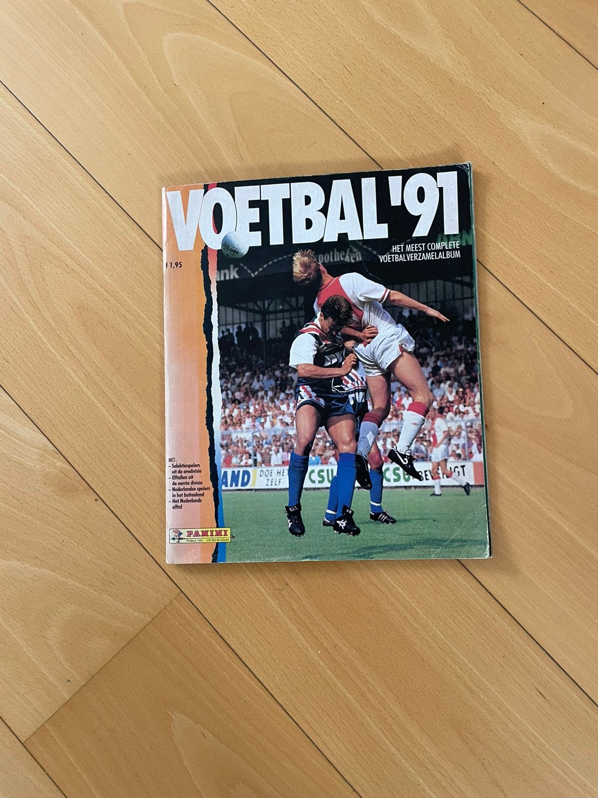 Panini Voetbal’91, Verzamelen, Ophalen, Gebruikt, Overige sporten, Boek of Tijdschrift