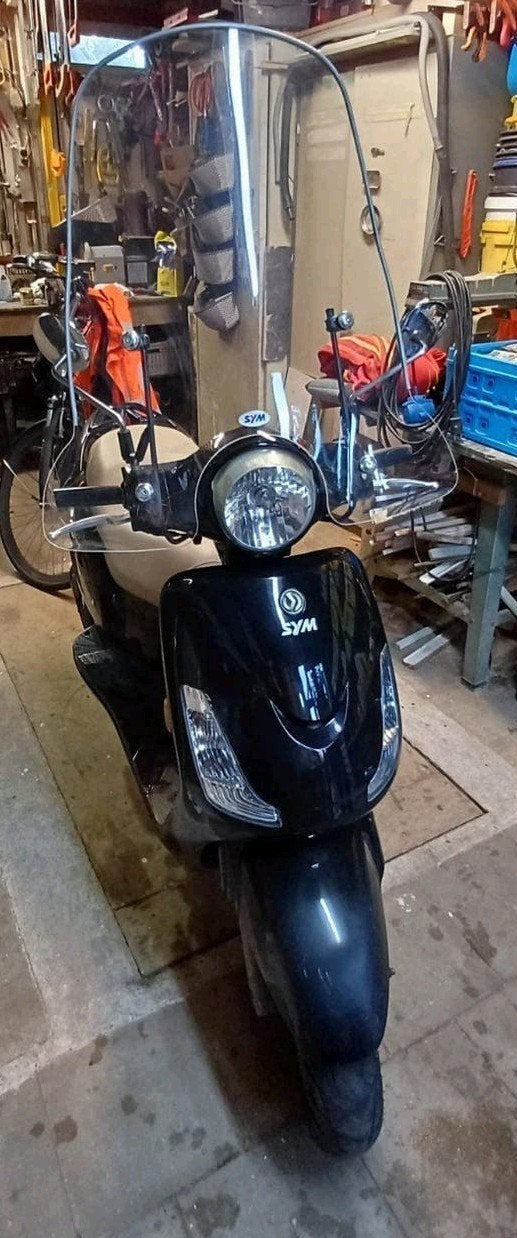 Sym Fiddle II scooter - Zwart, 21.864 km, Ophalen, Gebruikt, Benzine, SYM