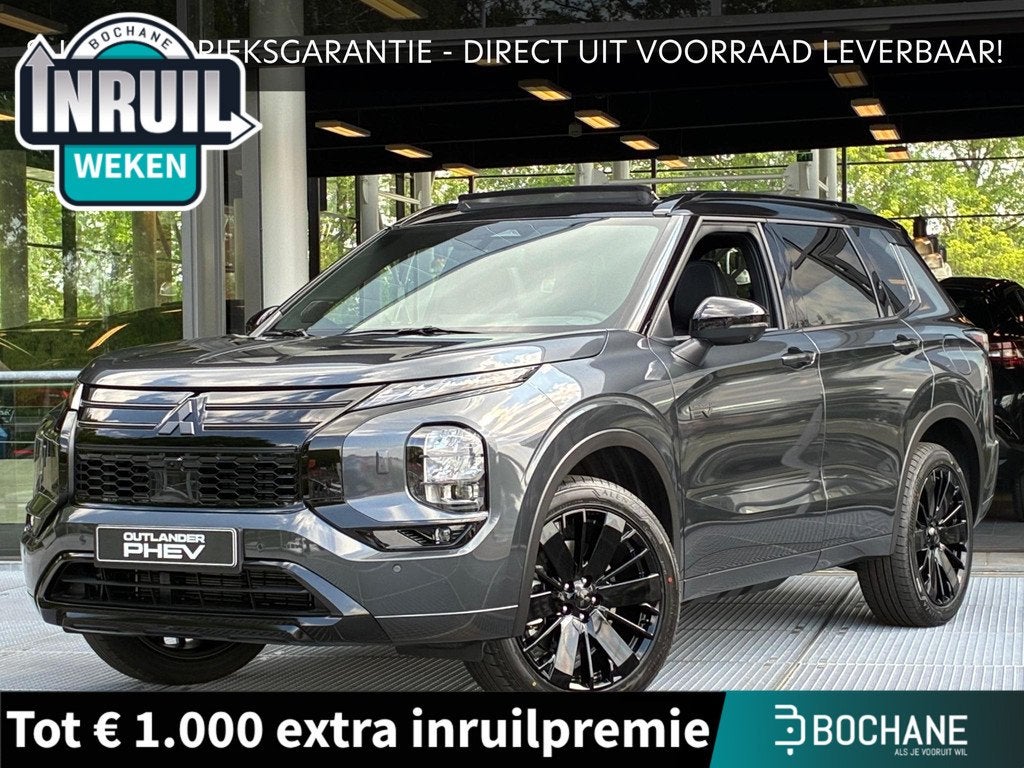 Mitsubishi Outlander 2.4 PHEV Black Edition | NIEUW & DIRECT, Auto's, Mitsubishi, Automaat, 2095 kg, Outlander, Euro 6