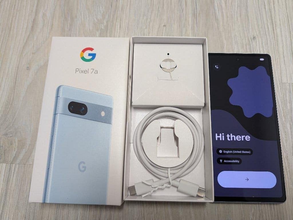 Google Pixel 7a 128GB – krasvrij / nieuwstaat  doos + bon, Ophalen of Verzenden, Zo goed als nieuw, Klassiek of Candybar, Zonder simlock