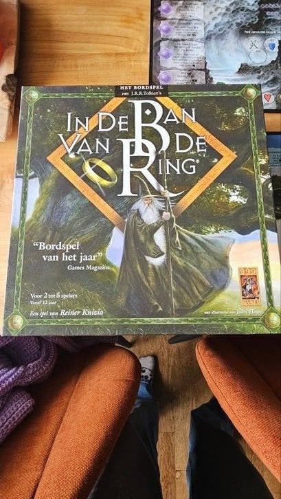 lord of the rings bordspel, Hobby en Vrije tijd, Drie of vier spelers, Ophalen of Verzenden, Zo goed als nieuw, 999 Games