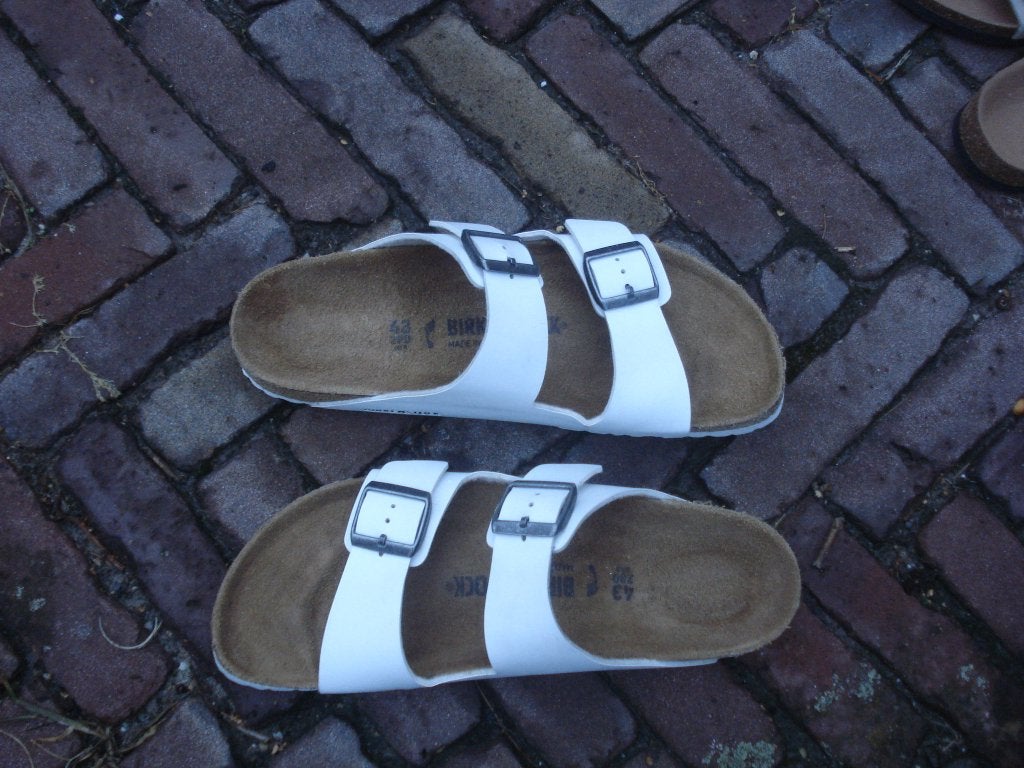 BIRKENSTOCK ARIZONA WIT 43 NIEUW GRATIS VERZENDING PER POST, Kleding | Dames, Slippers, Verzenden, Wit, Nieuw
