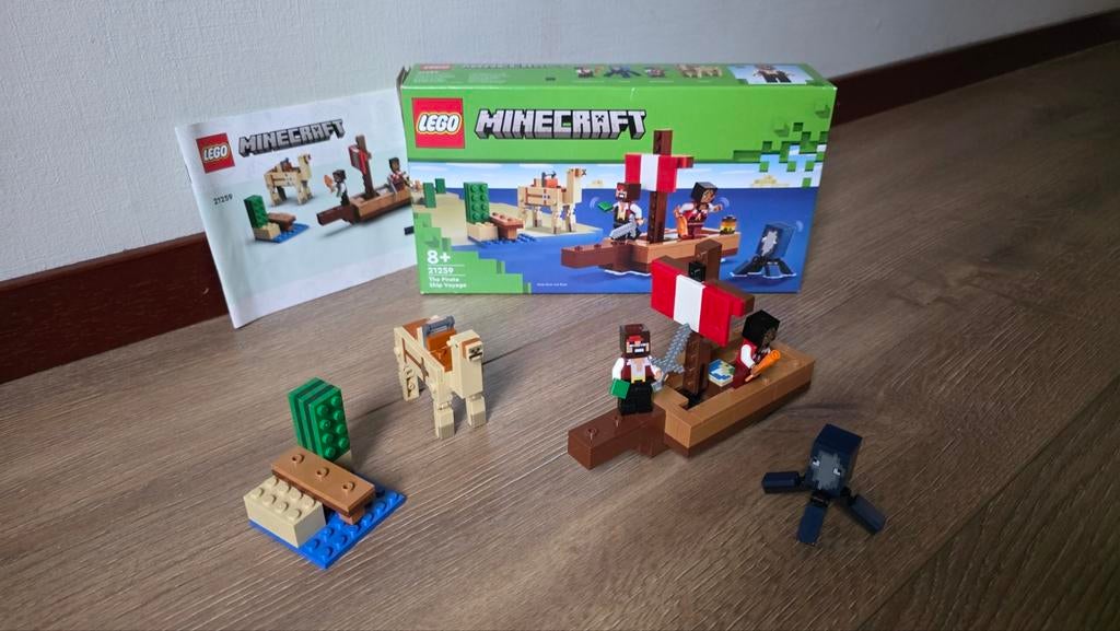 Lego Minecraft 21259 - De Piratenschipreis, Ophalen, Zo goed als nieuw, Lego