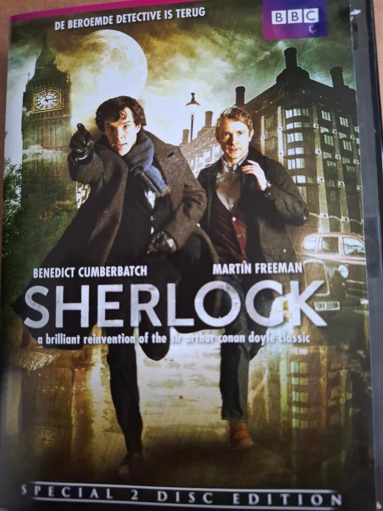 Sherlock 2 disc, Cd's en Dvd's, Dvd's | Tv en Series, Ophalen of Verzenden, Zo goed als nieuw