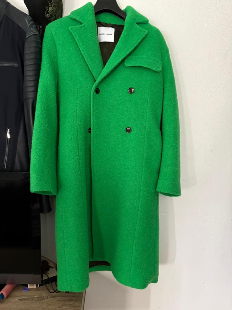Samsoe Samsoe appelgroene nieuwe jas, maatS maar groot, Ophalen of Verzenden, Nieuw, Maat 36 (S), Groen