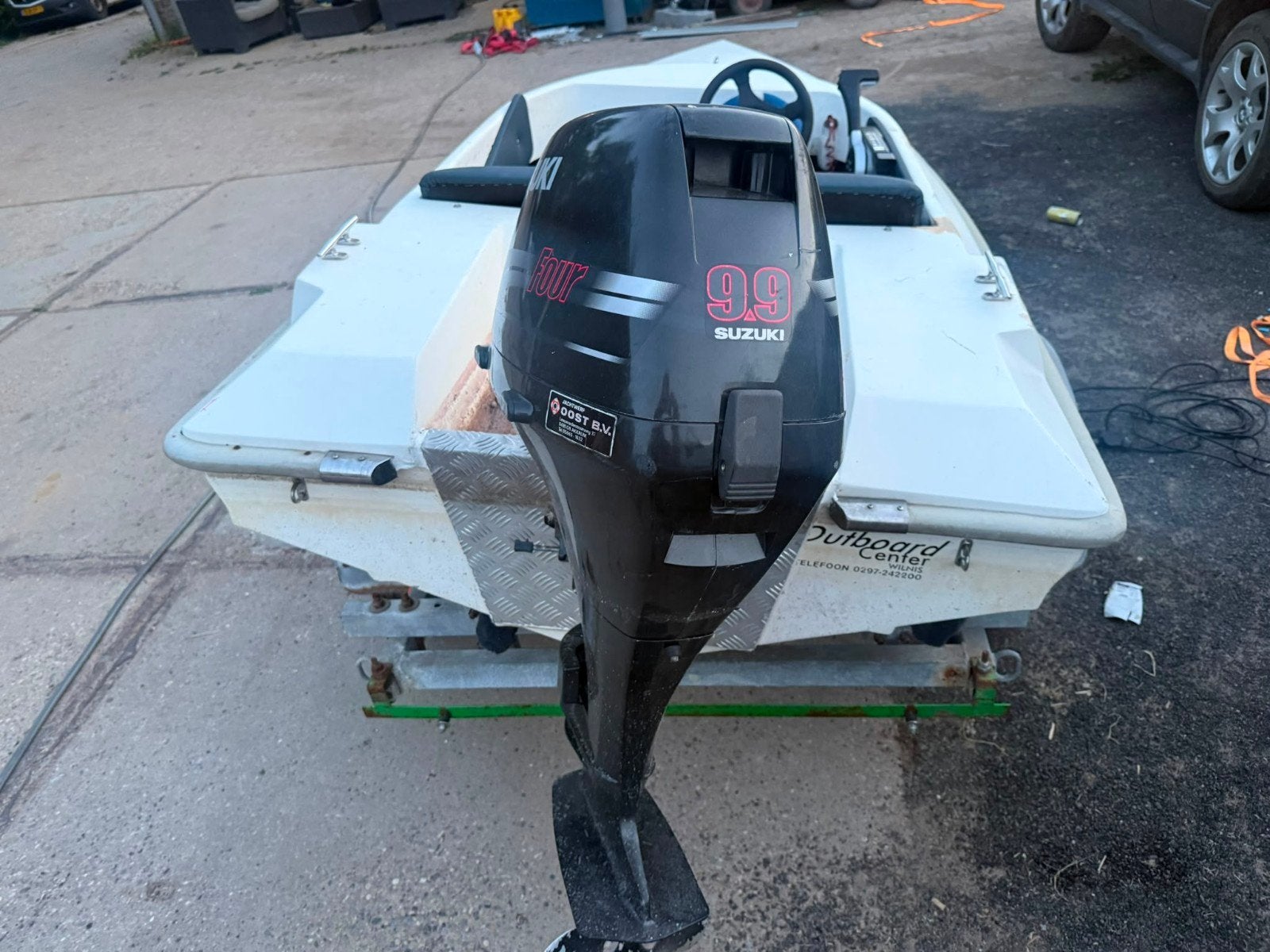 Boottrailer jetloader boot verkocht. inc nieuwe lampen, Overige merken, Gebruikt, Viertaktmotor, Ophalen of Verzenden