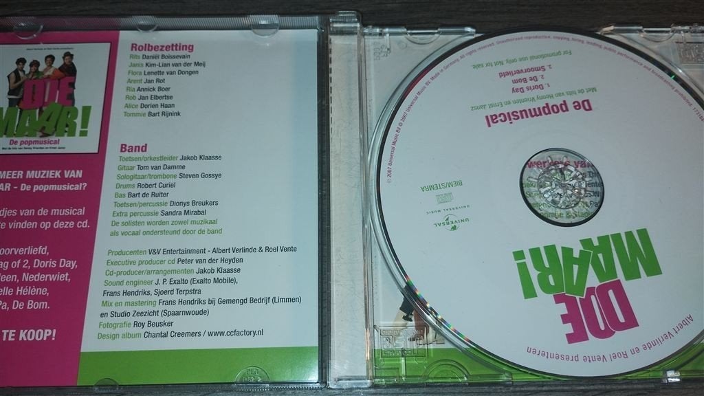 Doe Maar - De Popmusical [Promo], Cd's en Dvd's, Ophalen of Verzenden, Zo goed als nieuw