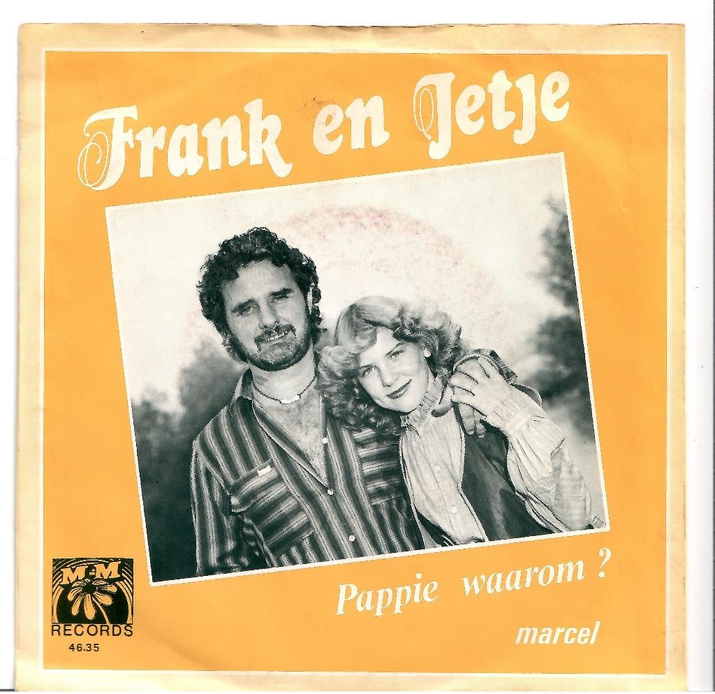 Frank en Jetje - Pappie waarom? / Marcel, Gebruikt, 7 inch, Single, Ophalen of Verzenden