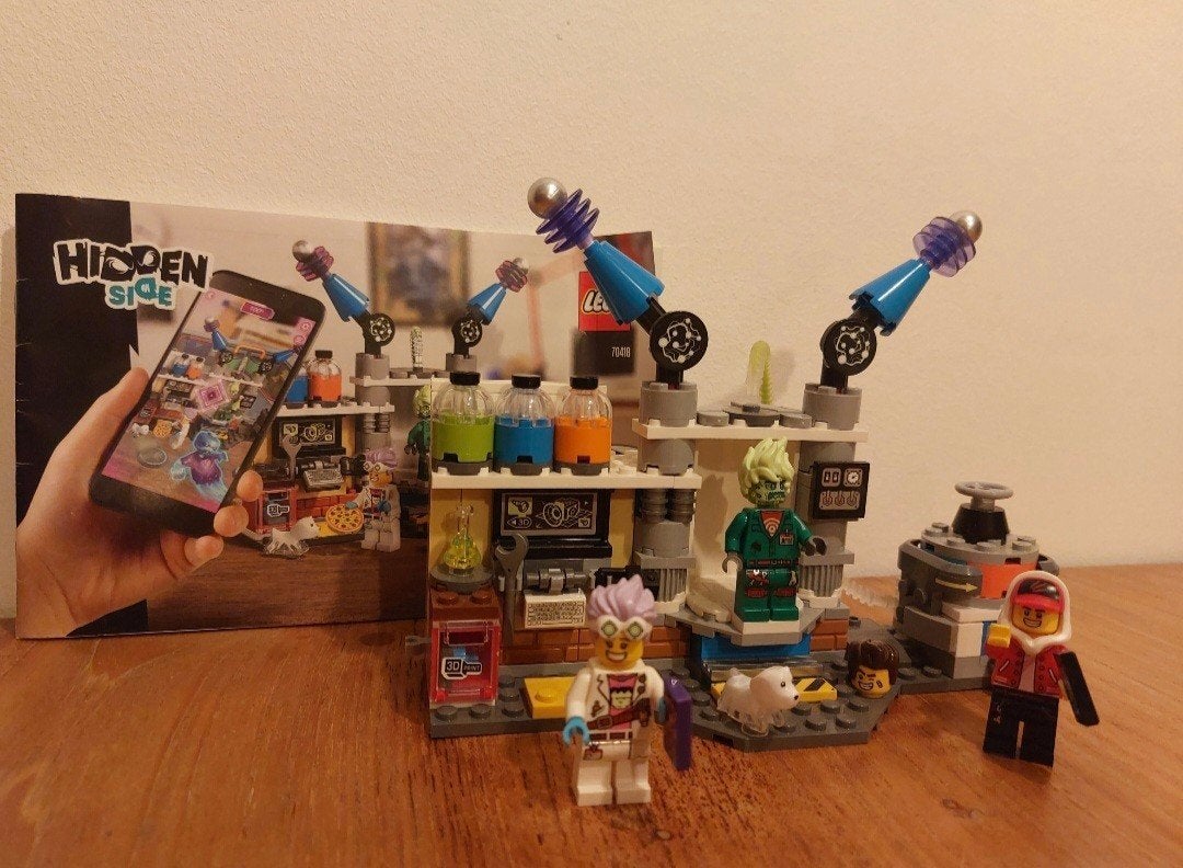 Lego Hidden Side 70418 J.B.'s Spooklab, Kinderen en Baby's, Speelgoed | Duplo en Lego, Ophalen of Verzenden, Zo goed als nieuw