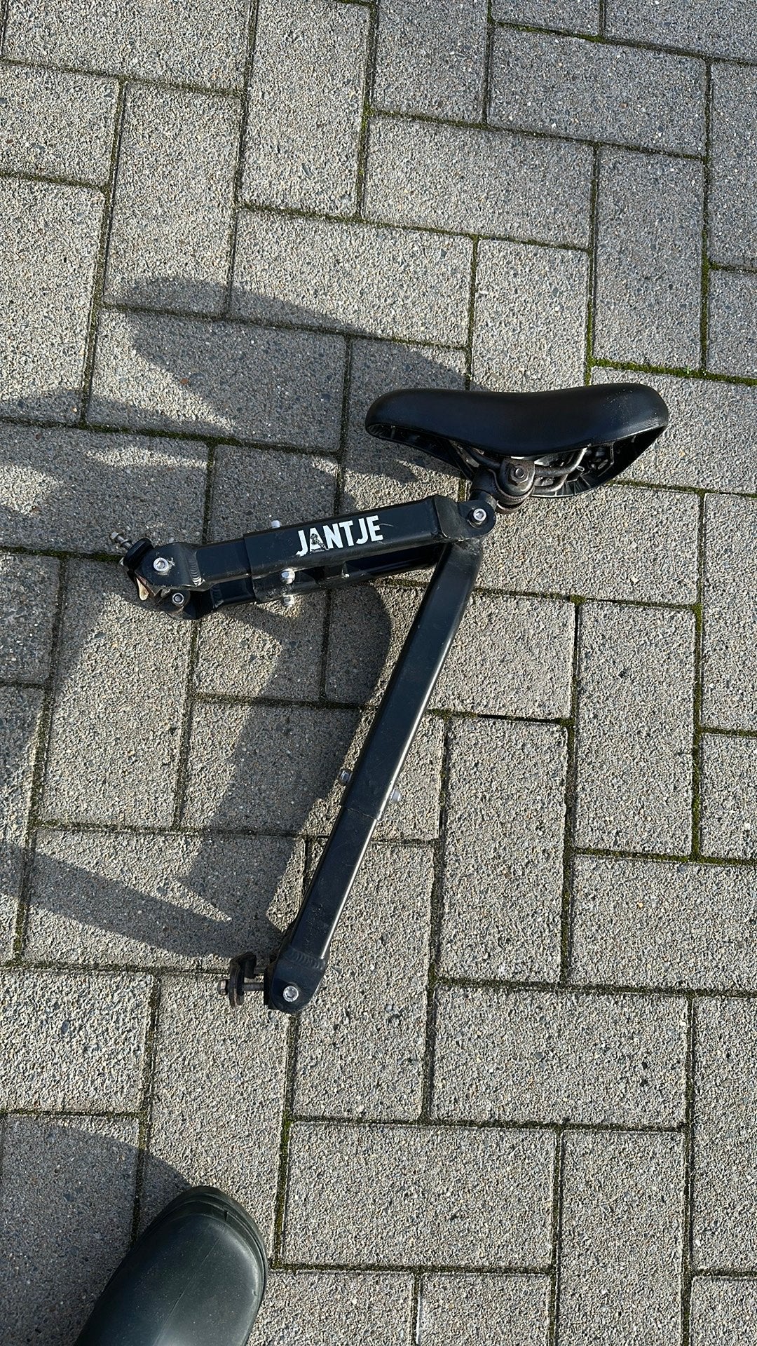 Fietszadeltje voor op de buis, Mirage Jantje, Fietsen en Brommers, Ophalen, Gebruikt, Frame