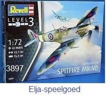 Revell SPITFIRE MK .Vb 3897 1:72 (1938) Modelbouw vliegtuig, Hobby en Vrije tijd, Modelbouw | Vliegtuigen en Helikopters, Nieuw