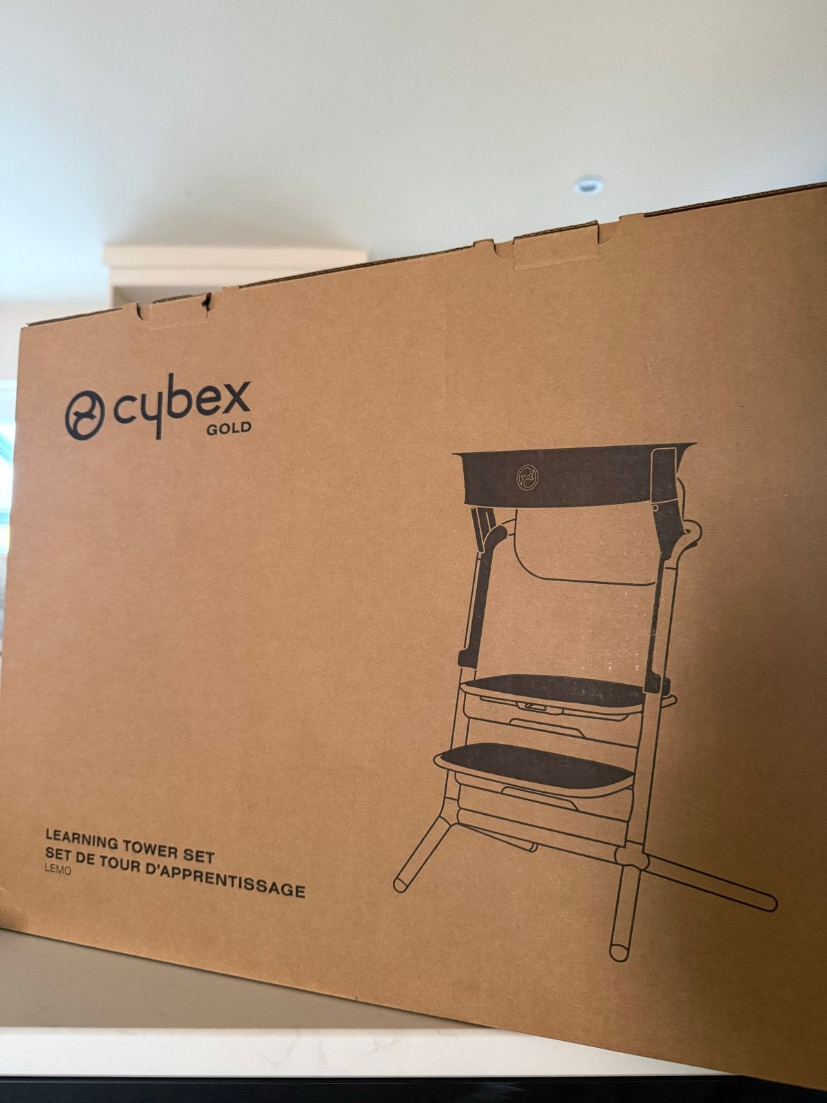 Cybex Gold Lemo Learning Tower Set wit - Nieuw in doos, Kinderen en Baby's, Kinderstoelen, Ophalen of Verzenden, Nieuw, Overige typen