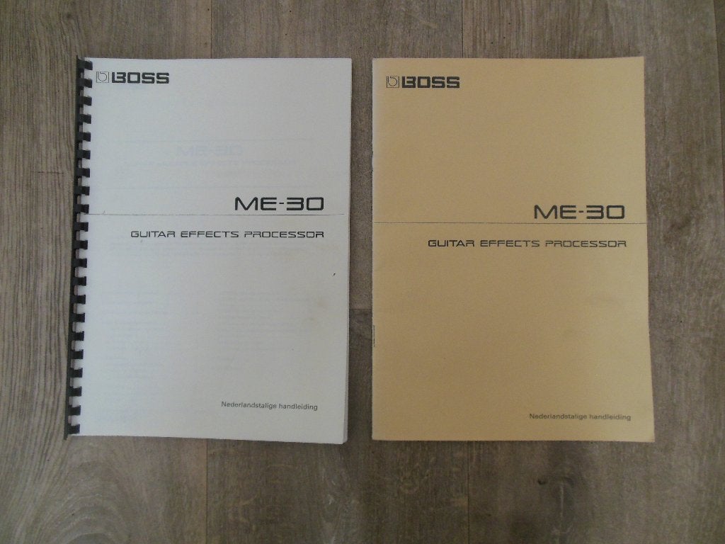 Boss ME-30 effectpedaal handleiding, Ophalen of Verzenden, Zo goed als nieuw, Gitaar, Minder dan 50 watt