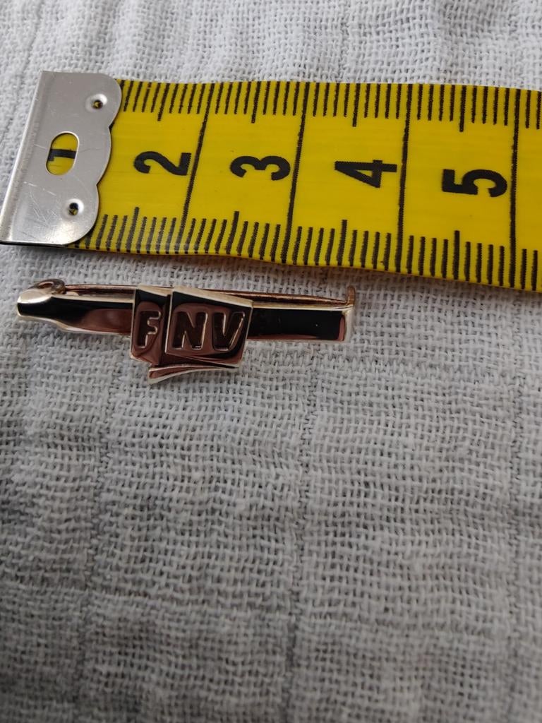 Vintage zilveren FNV speldje / dasspeld, Verzamelen, Ophalen of Verzenden, Gebruikt, Overige onderwerpen, Speldje of Pin