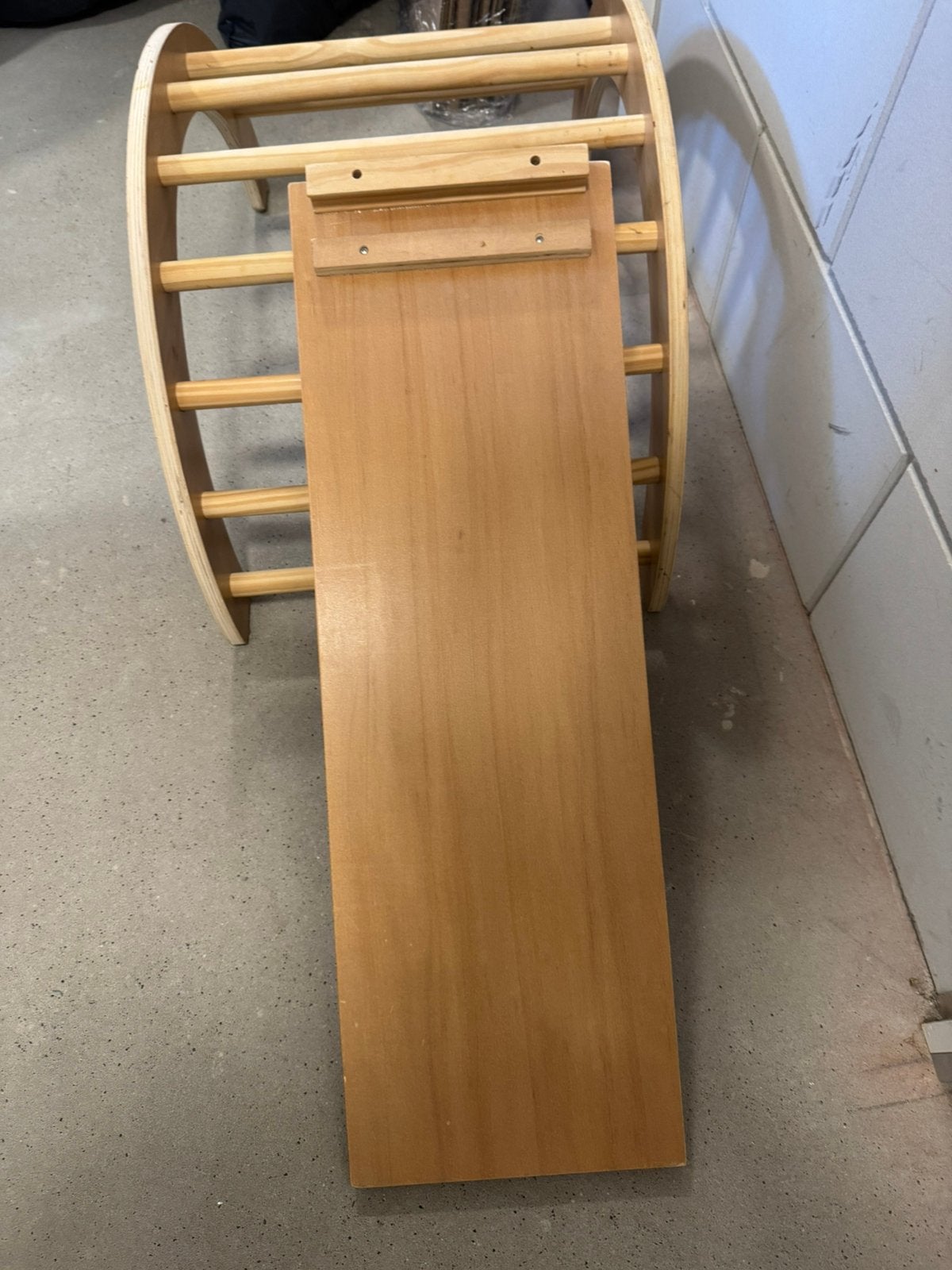 Houten speelgoed glijbaan met klimrek, Kinderen en Baby's, Ophalen, Gebruikt
