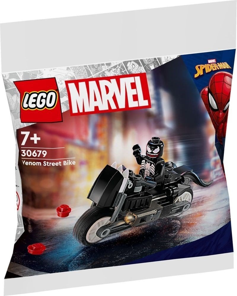 LEGO Marvel 30679 Venom Street Bike Polybag Nieuw, Inclusief minifiguren, Marvel, Lego, Nieuw