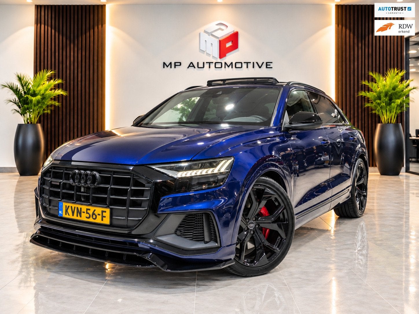 Audi Q8 60 TFSI e quattro|Competition|Pano|B&O Advanced 3D|R, Auto's, Automaat, Dealer onderhouden, 14 kWh, Gebruikt