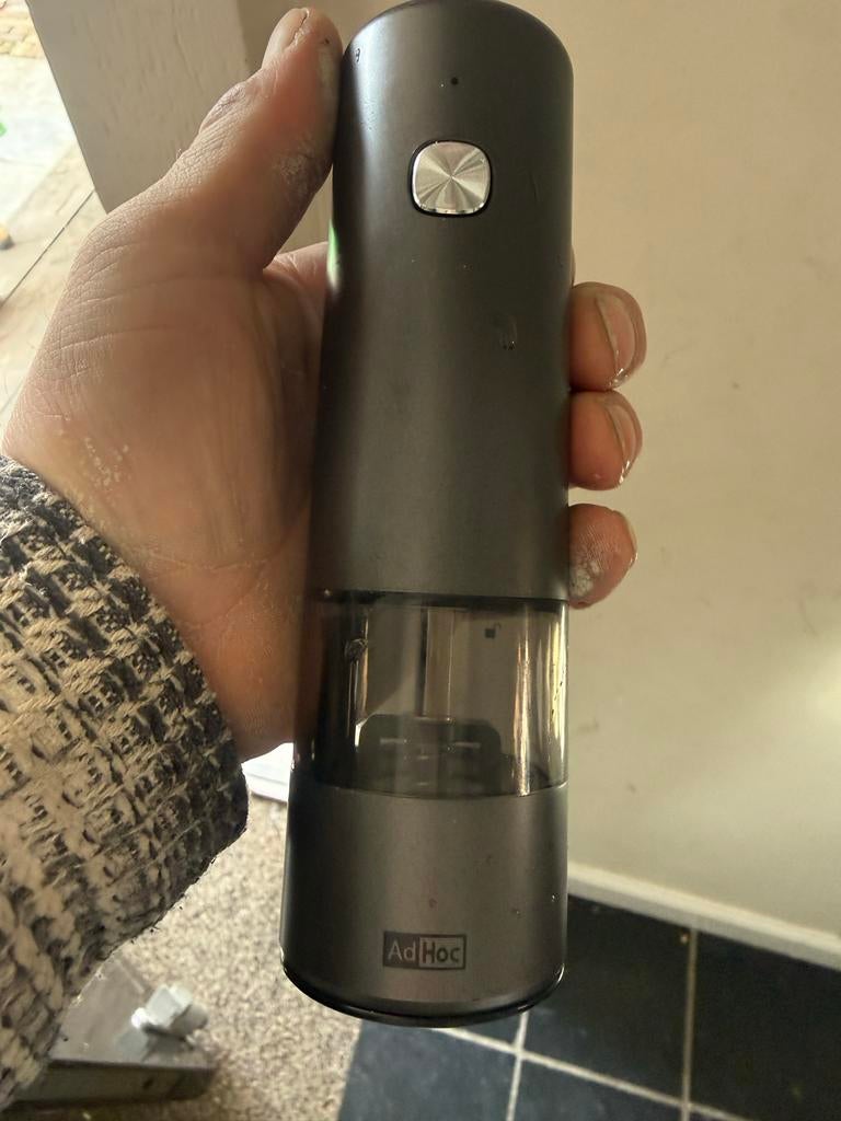 Adhoc peper/zout molen met usb-c opladen, Overige typen, Nieuw, Ophalen of Verzenden, Zwart