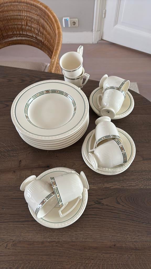 Retro servies Recamier, Ophalen