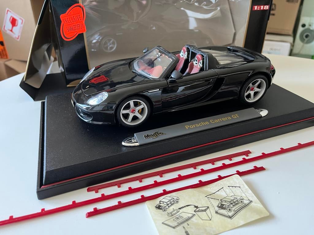 Maisto Porsche Carrera GT 1:18 modelauto, Hobby en Vrije tijd, Modelauto's | 1:18, Zo goed als nieuw, Auto, Maisto, Ophalen of Verzenden