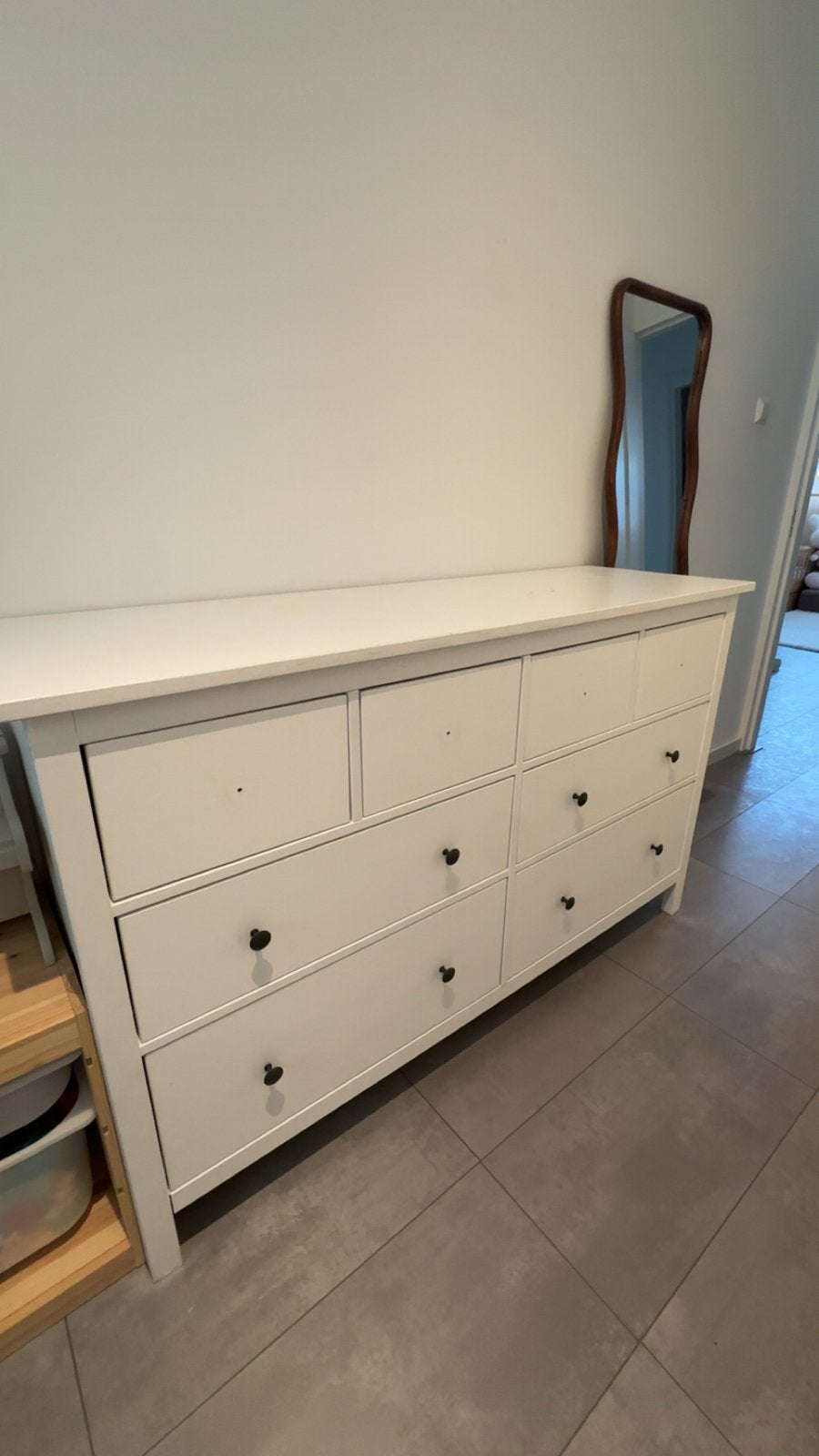 IKEA Hemnes ladekast wit, 8 lades, 160x96 cm, Huis en Inrichting, Ophalen, Gebruikt, 5 laden of meer, 150 tot 200 cm