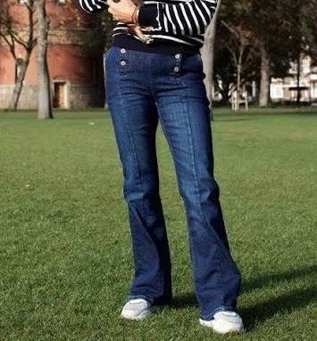 Studio Anneloes Sailor dames jeans denim mt M, Maat 38/40 (M), Blauw, Ophalen of Verzenden, Zo goed als nieuw