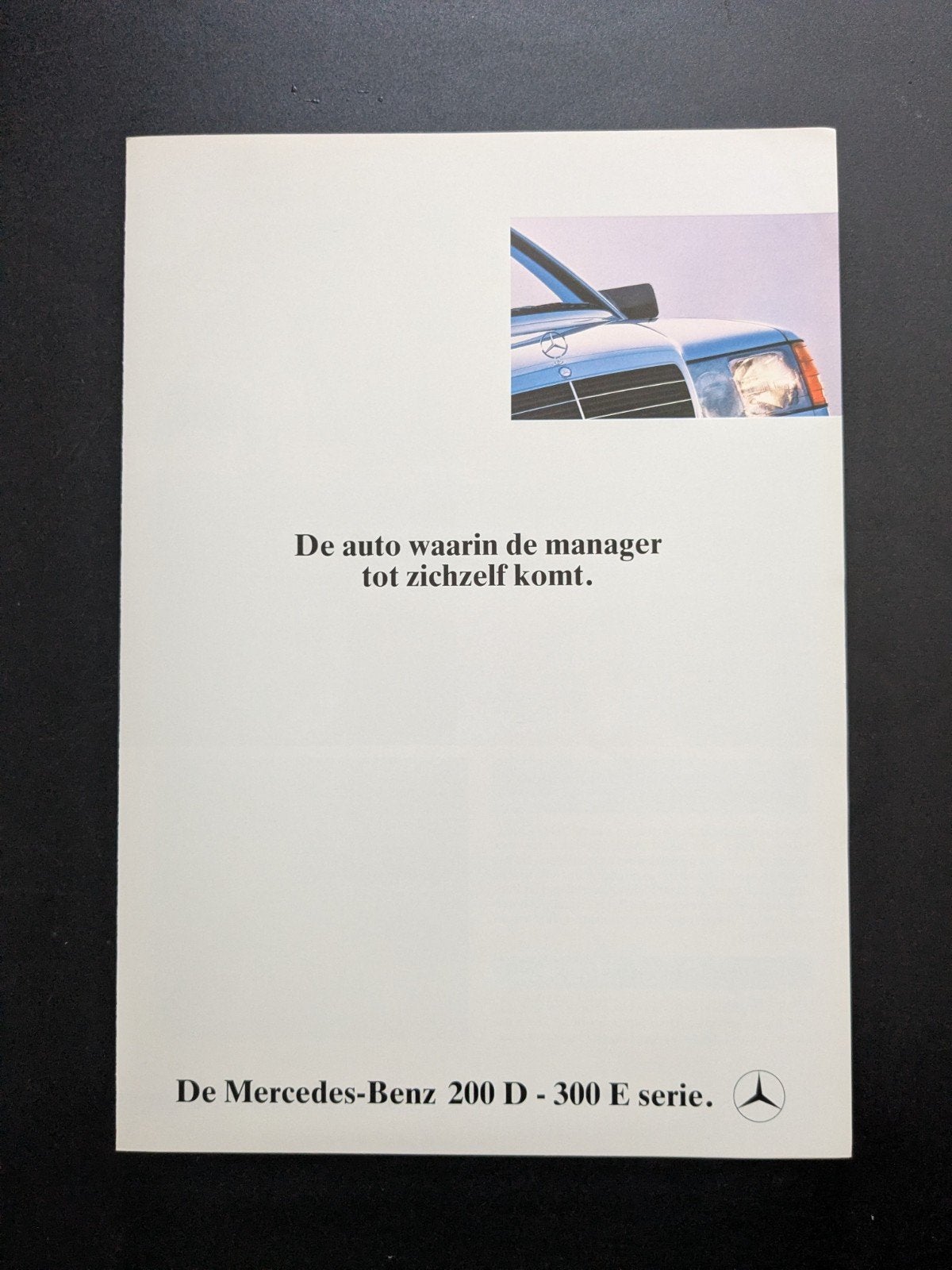 Brochure MERCEDES-BENZ 200 D - 300 E serie 1988, Boeken, Ophalen of Verzenden, Zo goed als nieuw, Mercedes