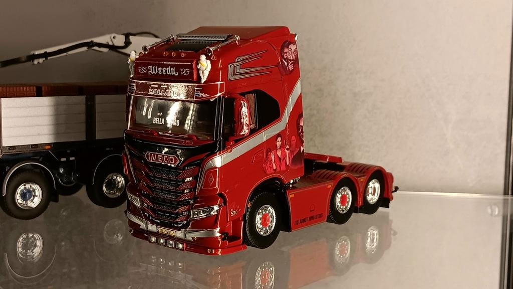 Tekno Iveco S-Way Weeda; La Casa de Papel, Hobby en Vrije tijd, Modelauto's | 1:50, Ophalen of Verzenden, Nieuw, Bus of Vrachtwagen