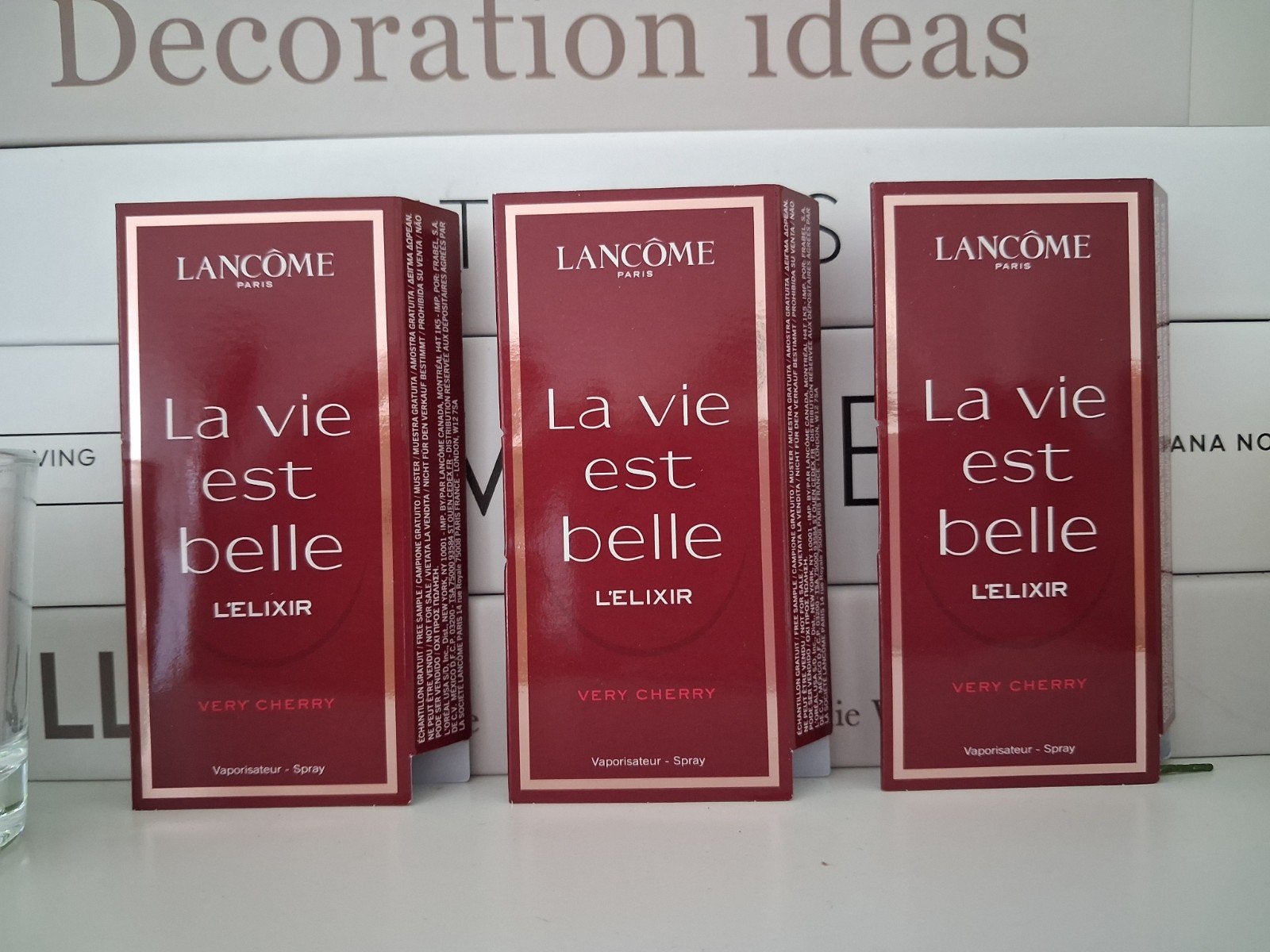 3 x Lancôme La vie est belle L'Elixir Very Cherry voor €9,99, Ophalen of Verzenden, Nieuw