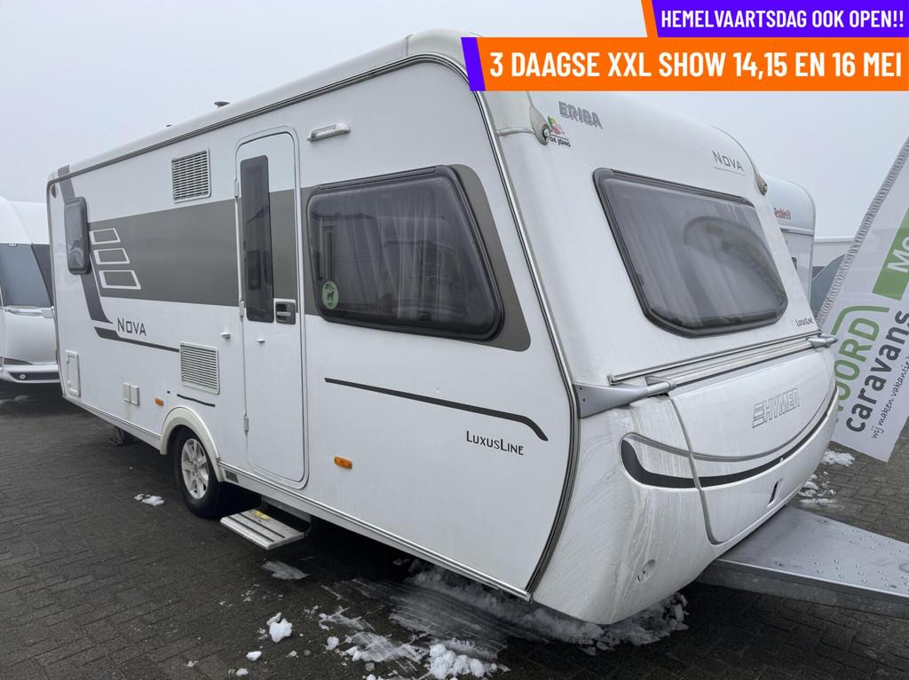 ERIBA HYMER NOVA LUXE LINE 545 FRANSBED, RONDZIT, DOUCHE, Caravans en Kamperen, Rondzit, 7 tot 8 meter, Bedrijf, Douche