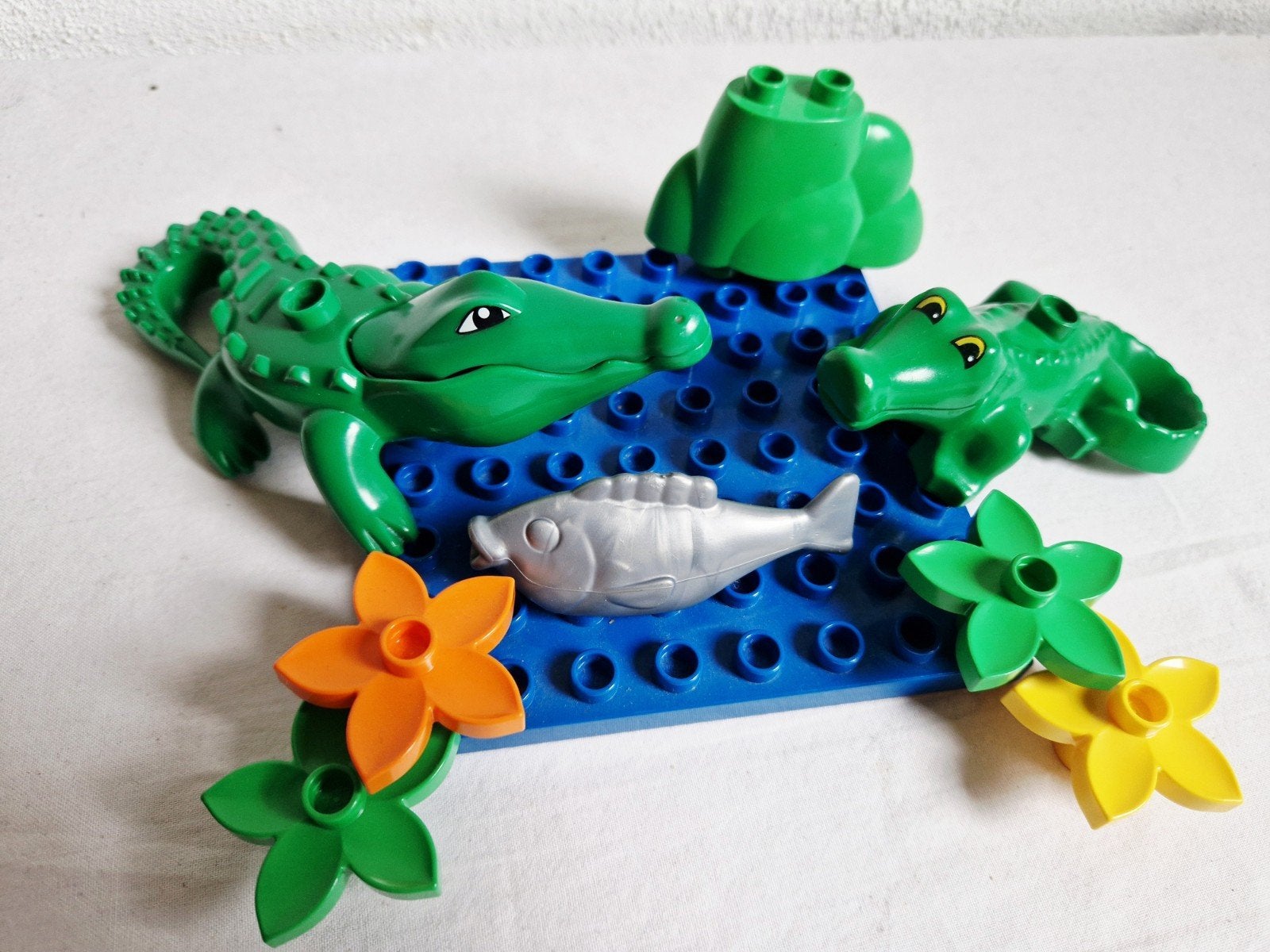Duplo dierentuin dieren safari krokodil, Ophalen of Verzenden, Gebruikt, Duplo