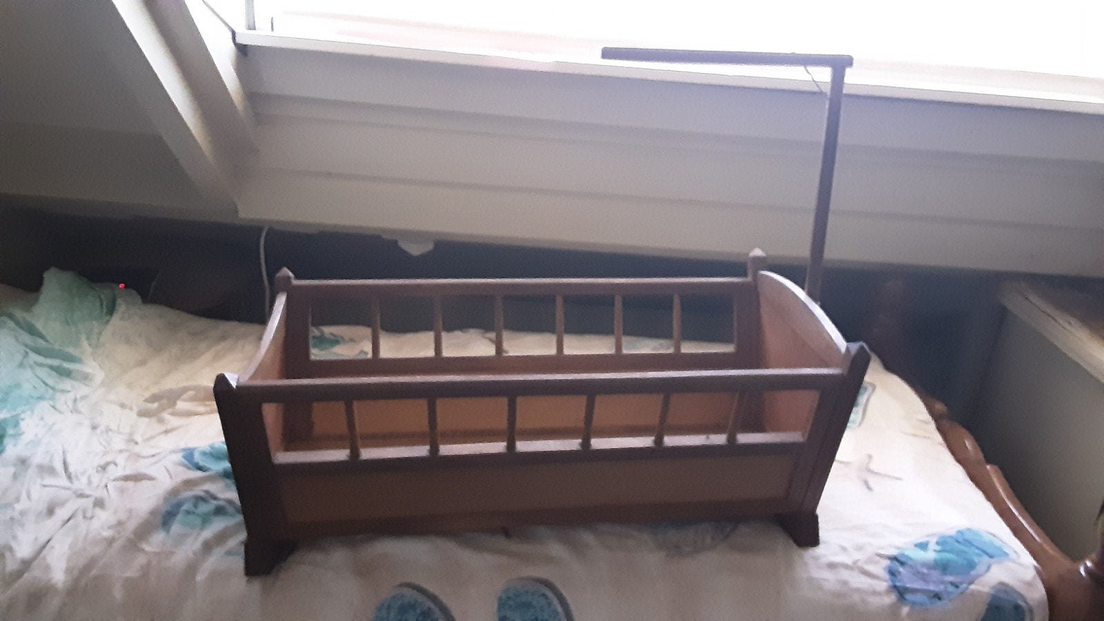 Houten poppenbedje van duurzaam hout, Ophalen of Verzenden, Babypop