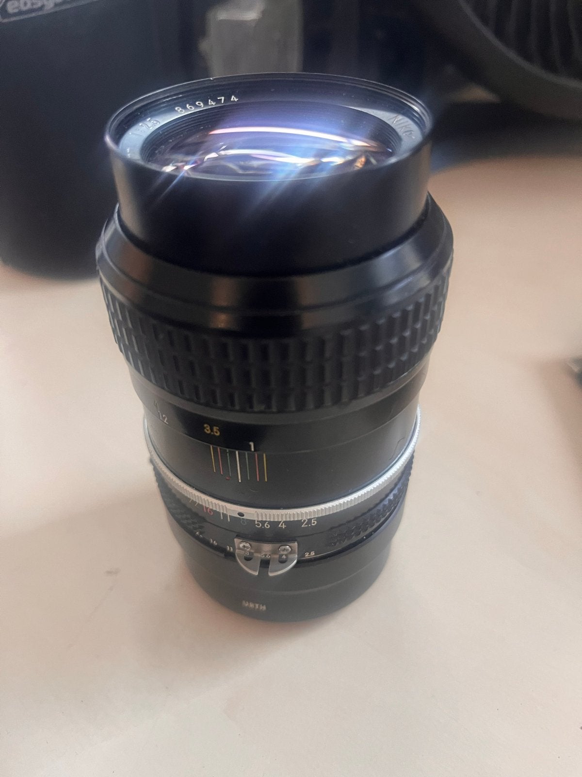 Nikon Nikkor 105mm f/2.5 AI-s objectief, Gebruikt, Nikon, Nikon F-mount, Handmatige focus