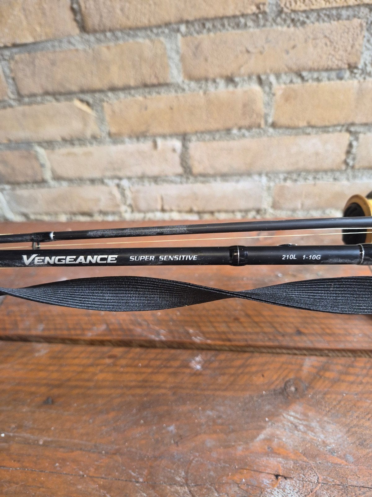 Shimano Vengeance Super Sensitive 210L Werphengel met Molen, Ophalen of Verzenden, Gebruikt, Complete hengel