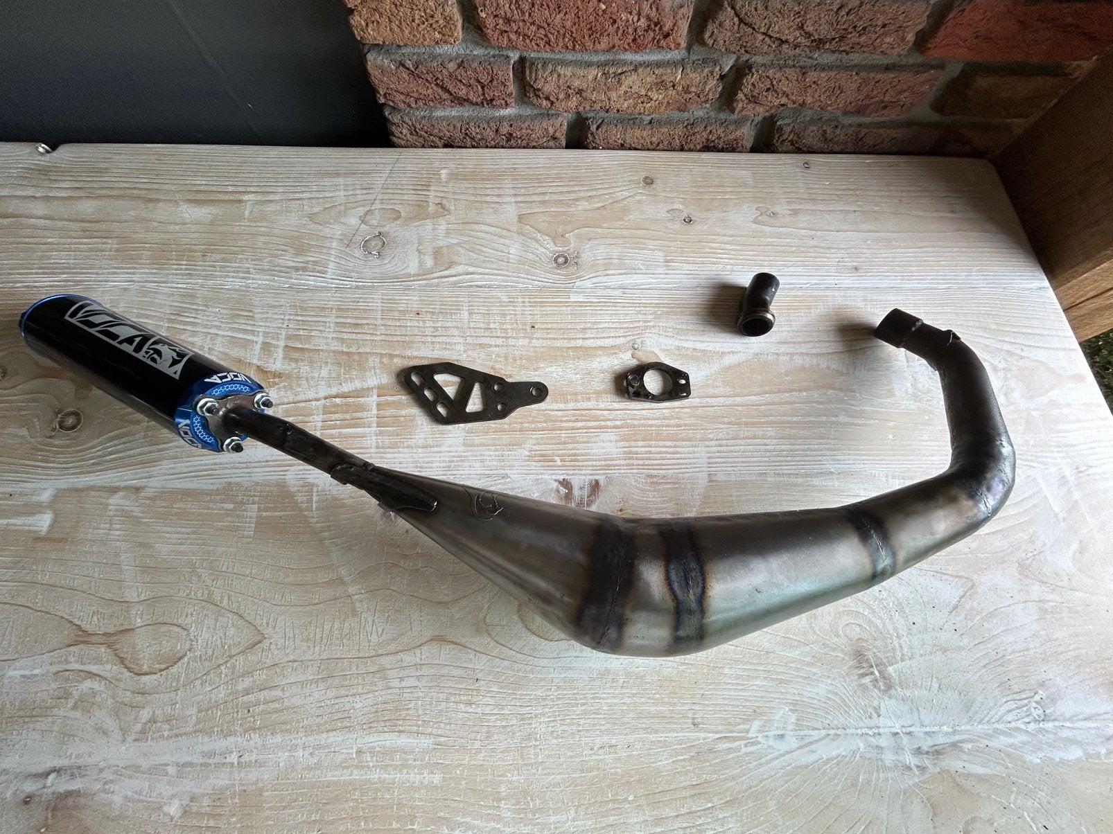 Voca warrior 50/70 derbi, Ophalen of Verzenden, Zo goed als nieuw, Uitlaat