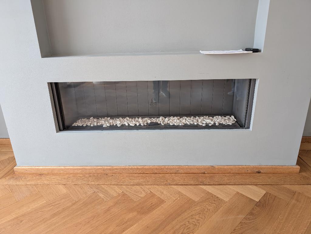 Stijlvolle Bellfires gashaard (inbouw) met afstandsbediening, Ophalen, Zo goed als nieuw, Inbouwhaard, Gashaard