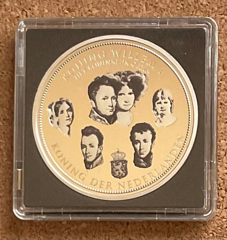 Penning - KONING WILLEM I - Het Koninklijk Gezin, Ophalen of Verzenden, Overige materialen, Nederland