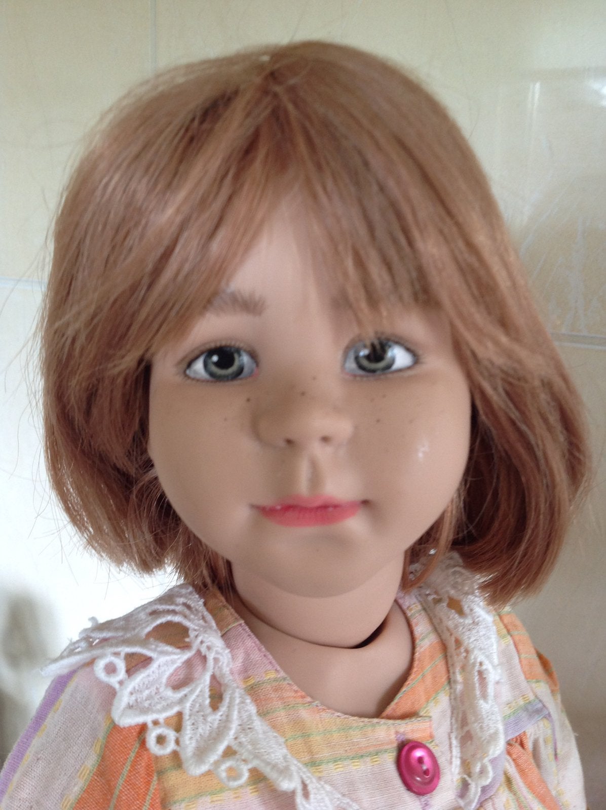 Sigikid Angelika Mannersdorfer Nicky en Sabine 56 cm., Ophalen of Verzenden, Zo goed als nieuw, Pop