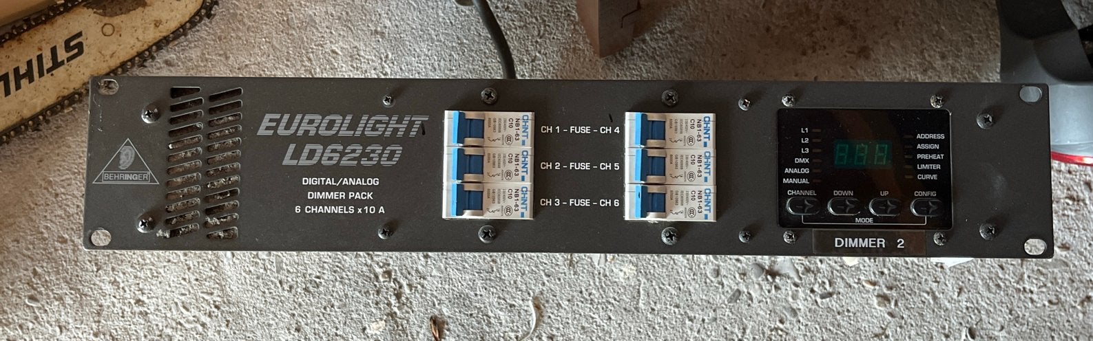 Eurolight LD6230 Digital/Analog Dimmer Pack, Ophalen of Verzenden, Gebruikt, Licht