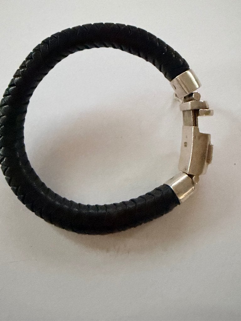 Leren, Best to Buddha armband, Sieraden, Tassen en Uiterlijk, Armbanden, Verzenden, Zo goed als nieuw, Zwart, Leer