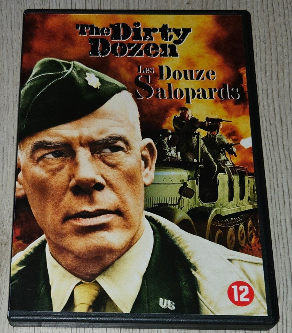 The Dirty Dozen - Klassieke oorlogsfilm op DVD, Gebruikt, Frans, Spaans, Ophalen of Verzenden