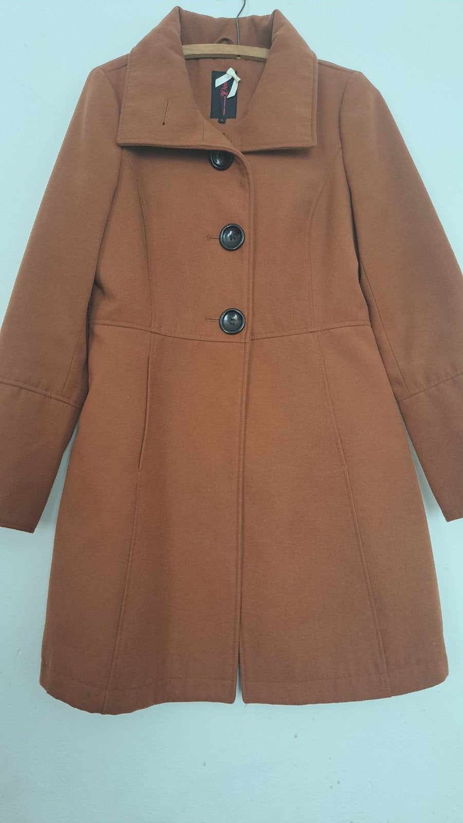 Bruine coat maat L van TOM TAILOR DENIM, Bruin, Zo goed als nieuw, Tom Tailor Denim, Ophalen