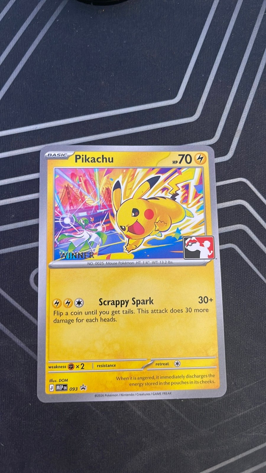 Pikachu winner stamp, Ophalen of Verzenden, Zo goed als nieuw