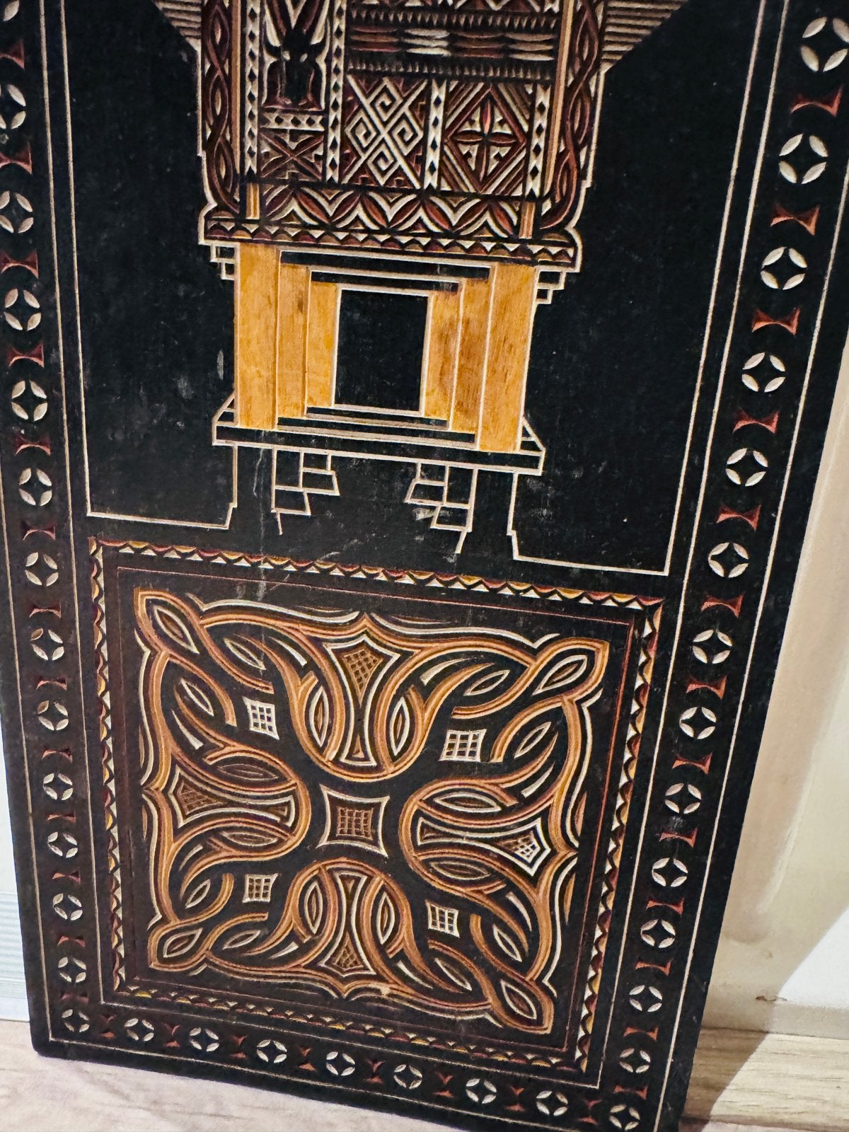 Indonesisch Tongkonan Huisje  - Symbool van Geluk, Hout, Overige typen, Handgemaakt, Ophalen of Verzenden