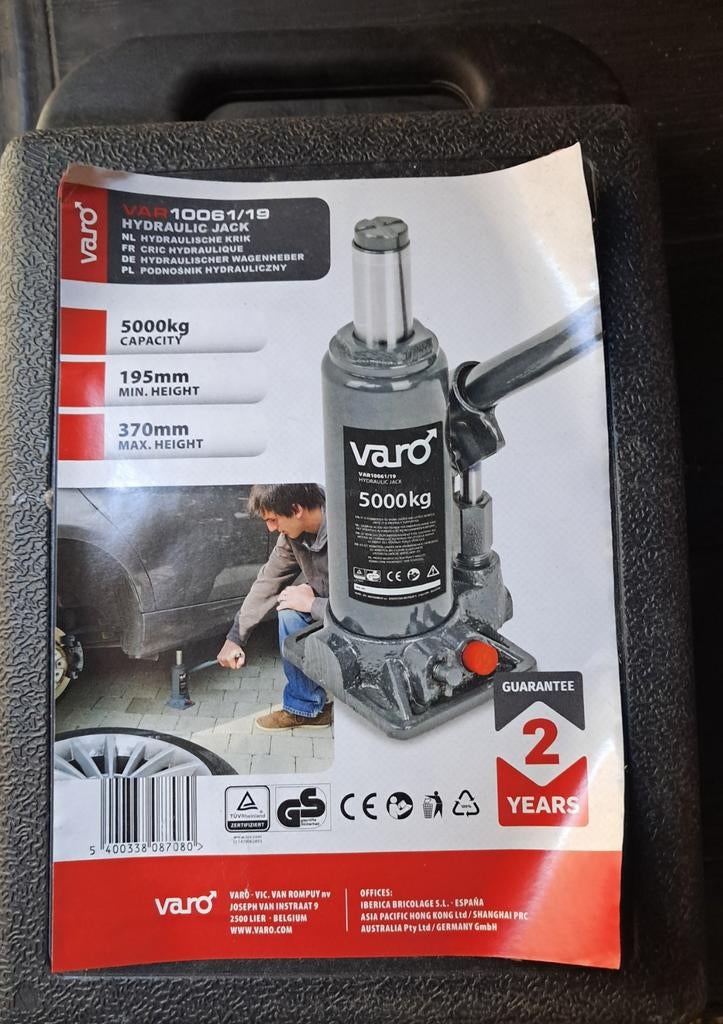 Varo VAR10061/19 Hydraulische Krik 5000kg, Ophalen of Verzenden