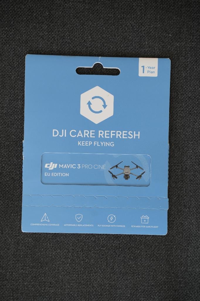 DJI Mavic 3 Pro Cine Care Refresh - 1 Jaar, Ophalen of Verzenden, Nieuw